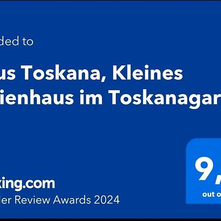 Haus Toskana, Kleines Ferienhaus Im Toskanagarten Bad Sulza Extérieur photo